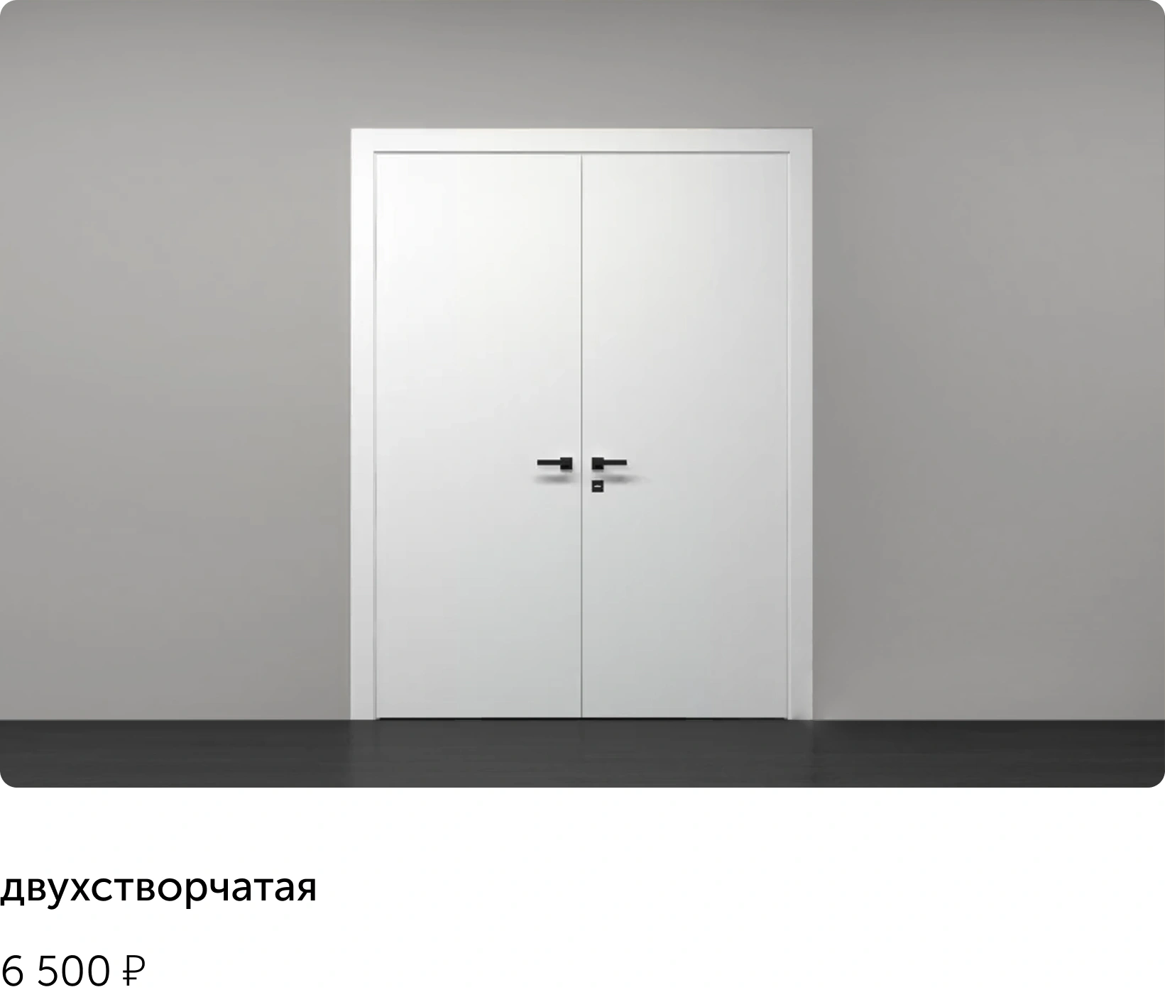 двухстворчатая дверь
