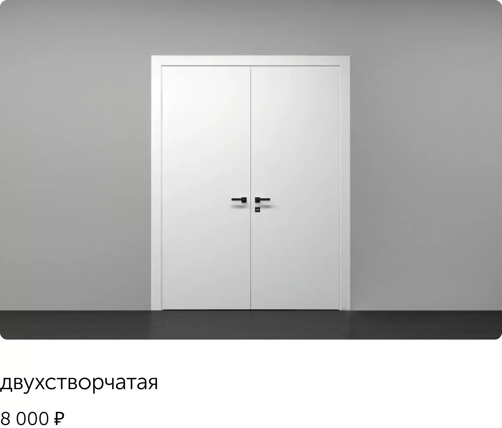 двухстворчатая дверь