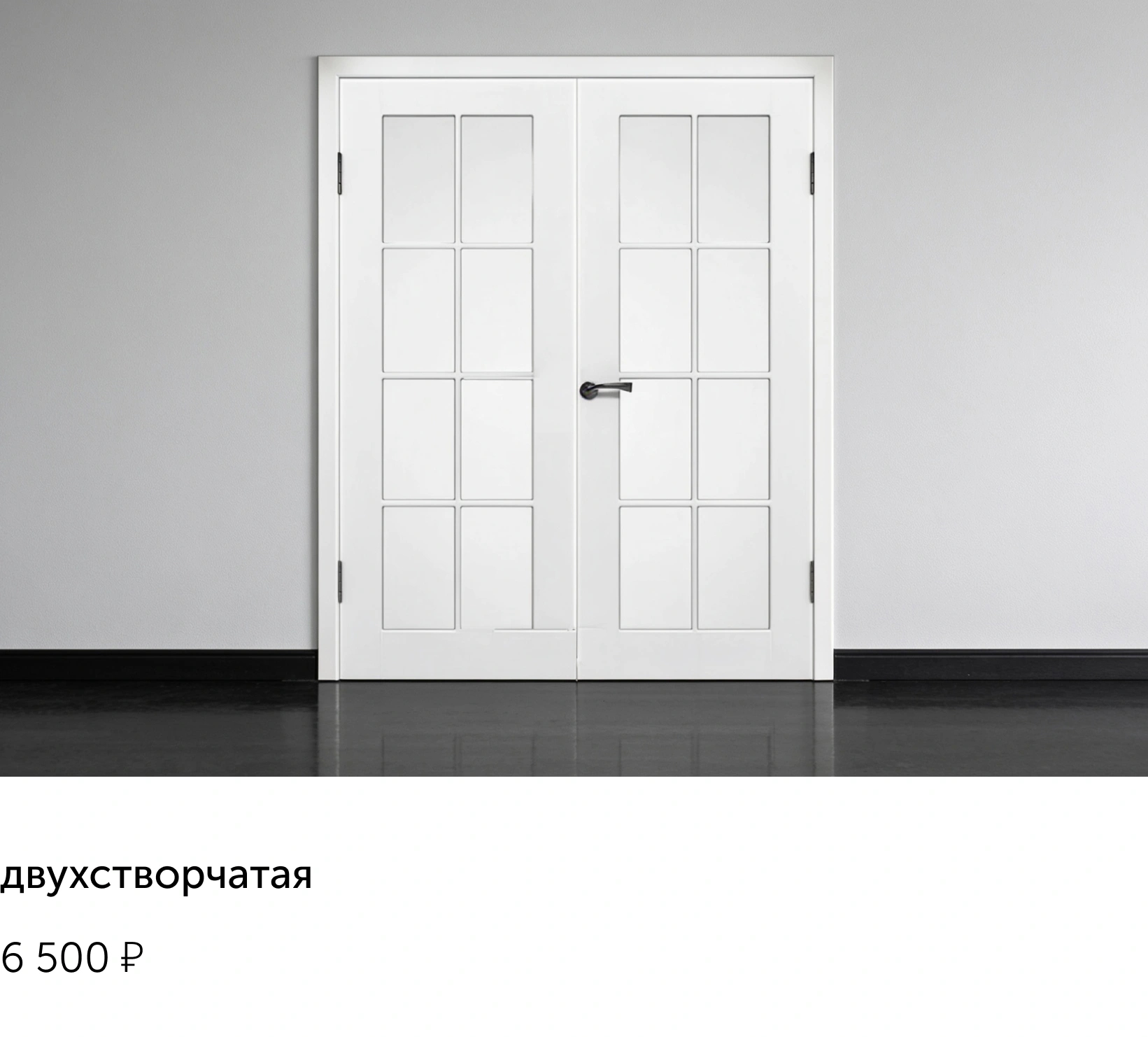двухстворчатая дверь