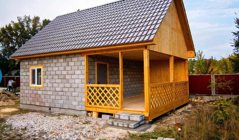 Перегородки из газобетонных блоков